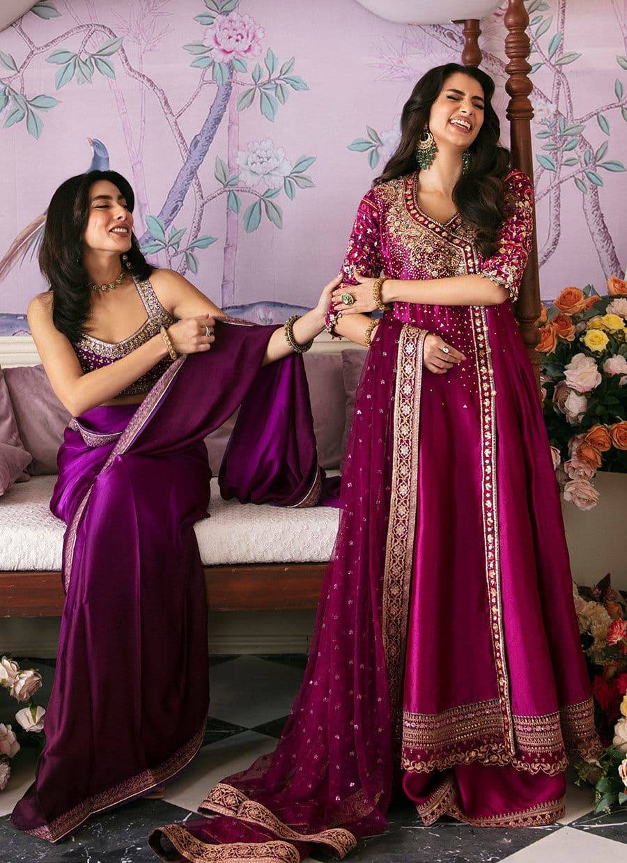 Farah Talib Aziz | Mayna Festive Luxe | Narina by Maria Faisal - Registered Vendor of : Farah Talib Aziz - type : Wedding Dress - 100% original wedding dresses
