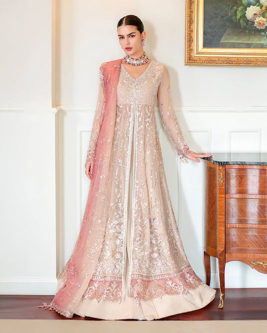 Roheenaz | Whispers of Grace Chiffon | Faye - Formal Dress - available at Maria Faisal in UK and USA.