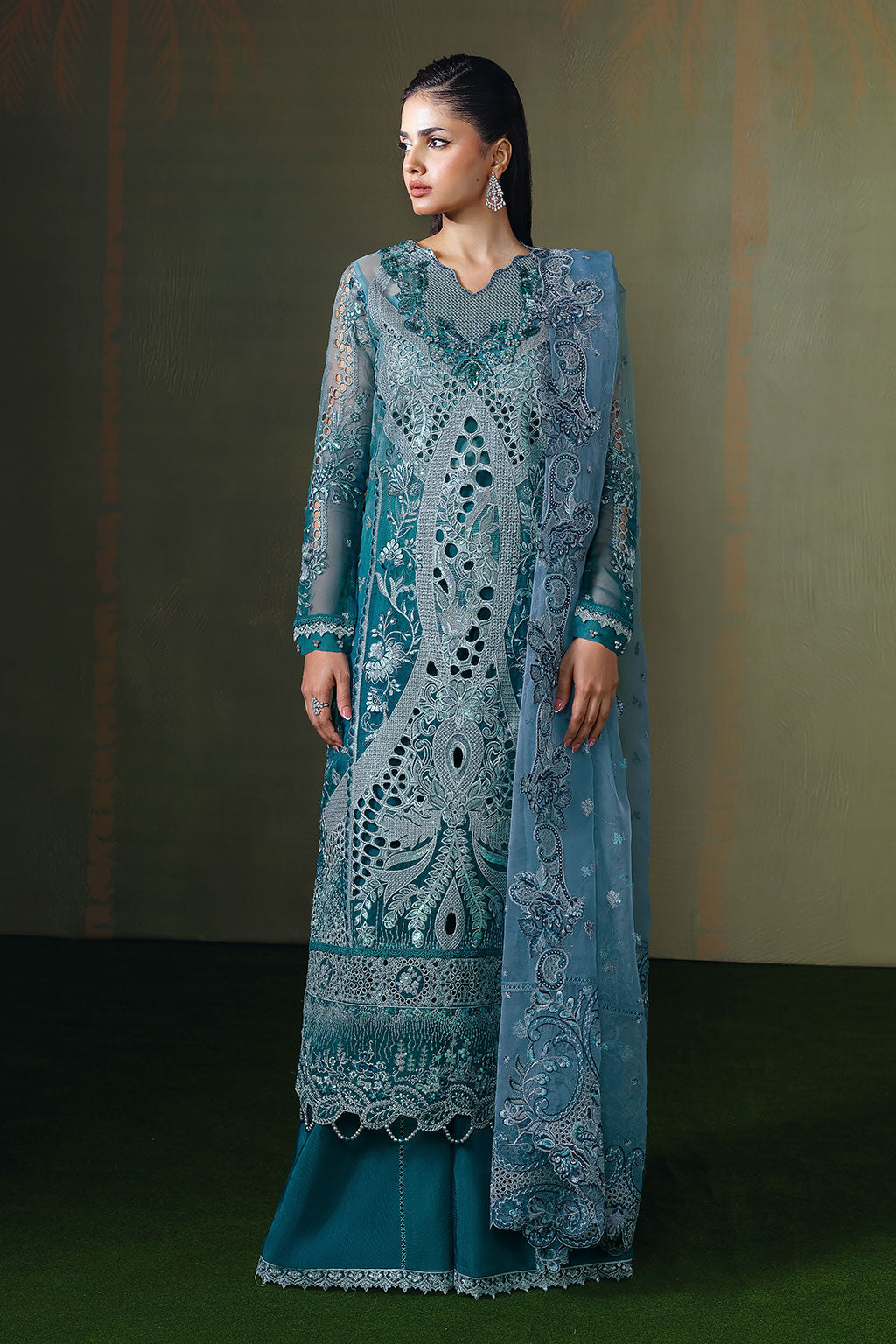 Ramsha | Festive Formals | E-307 - Formal Dress - available at Maria Faisal in UK and USA.