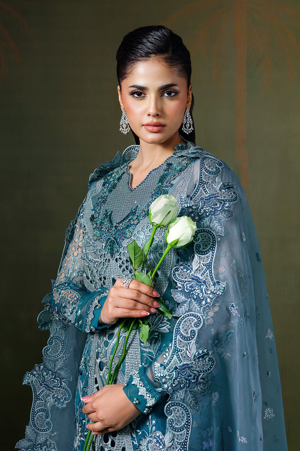 Ramsha | Festive Formals | E-307 - Formal Dress - available at Maria Faisal in UK and USA.