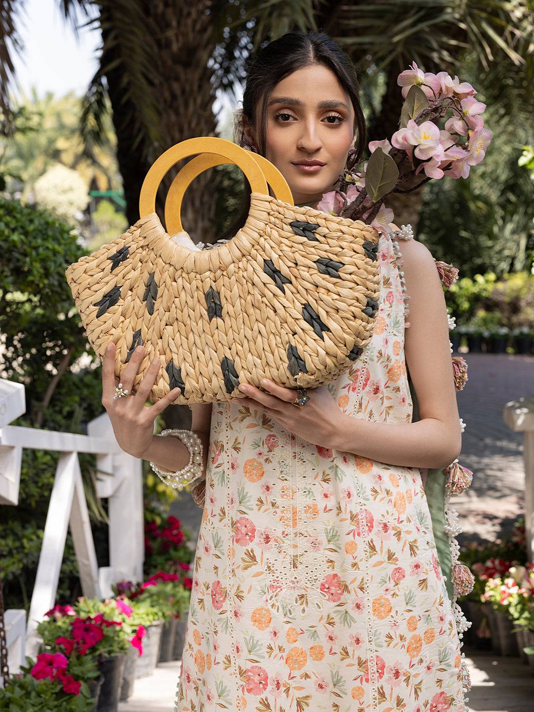 Izel | Oh Spring Lawn 25 | FLORA (A) by Maria Faisal - Registered Vendor of : Izel - type : Ladies Clothes - 100% original wedding dresses