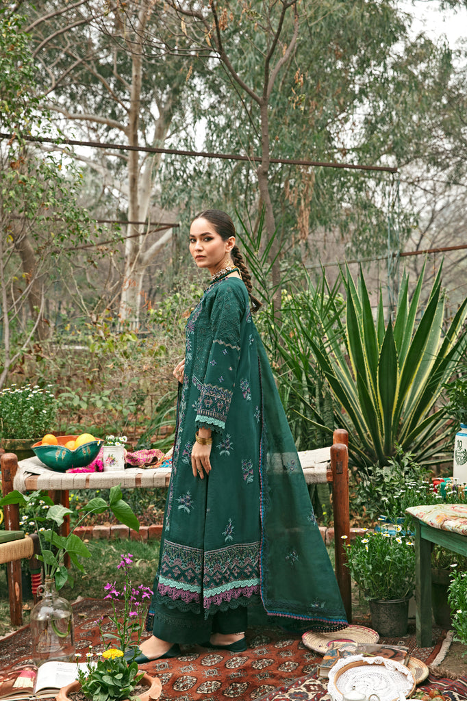 Florent | Luxury Lawn 24 | FFL-7A - Ladies Clothes - Maria Faisal