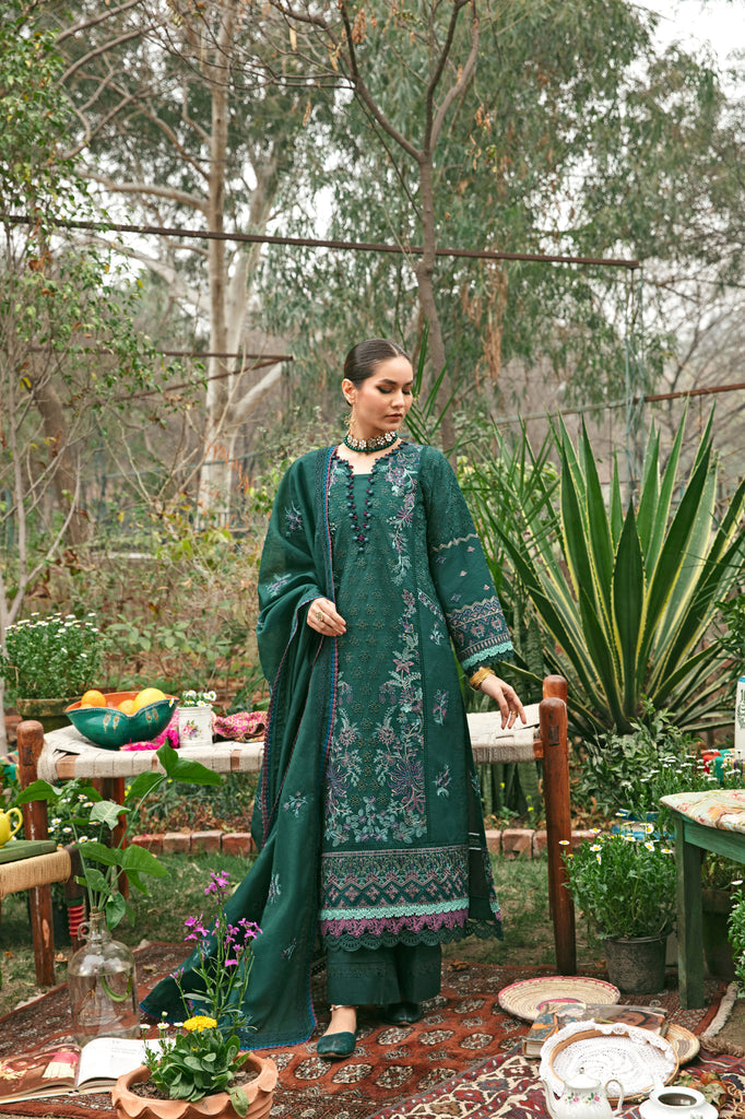 Florent | Luxury Lawn 24 | FFL-7A - Ladies Clothes - Maria Faisal