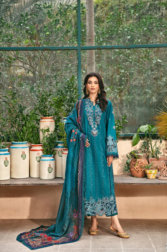 Florent | Luxury Lawn 24 | FFL-2B - Ladies Clothes - Maria Faisal
