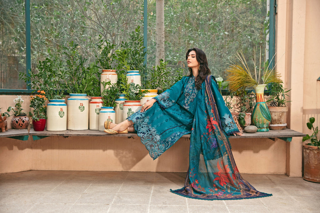 Florent | Luxury Lawn 24 | FFL-2B - Ladies Clothes - Maria Faisal