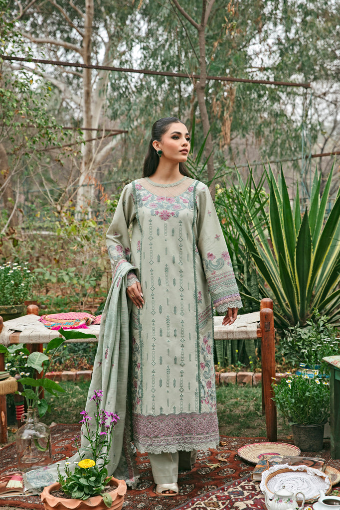 Florent | Luxury Lawn 24 | FFL-3B - Ladies Clothes - Maria Faisal
