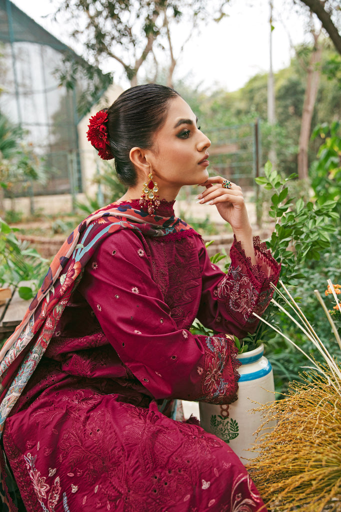 Florent | Luxury Lawn 24 | FFL-1B - Ladies Clothes - Maria Faisal