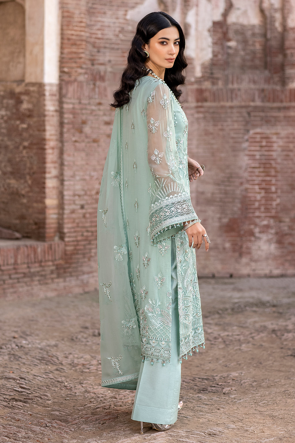 Flossie | Safeera Formals vol 13 | SNOW PEA (A) - Maria Faisal