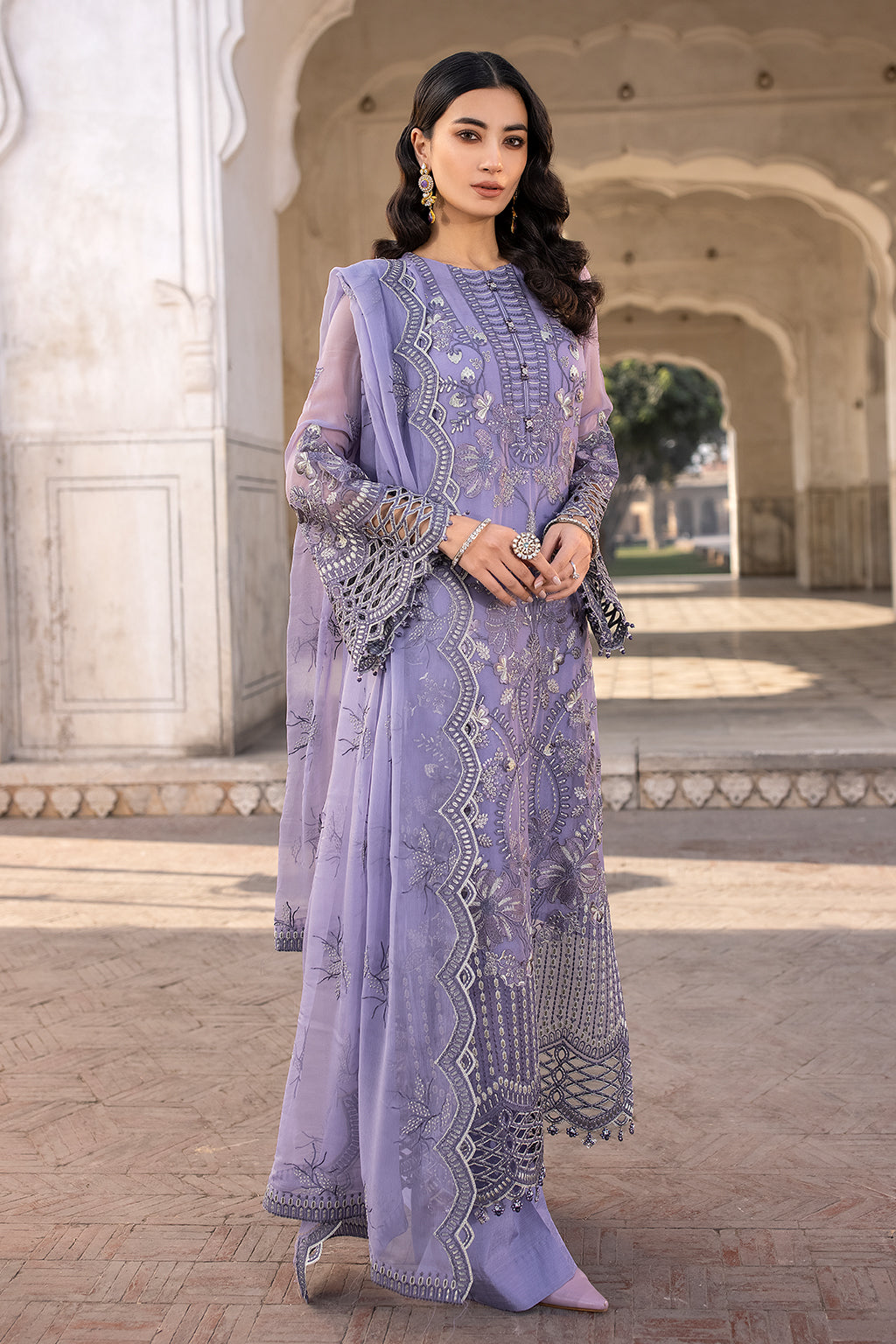 Flossie | Safeera Formals vol 13 | VIOLET SWEET (A) - Maria Faisal