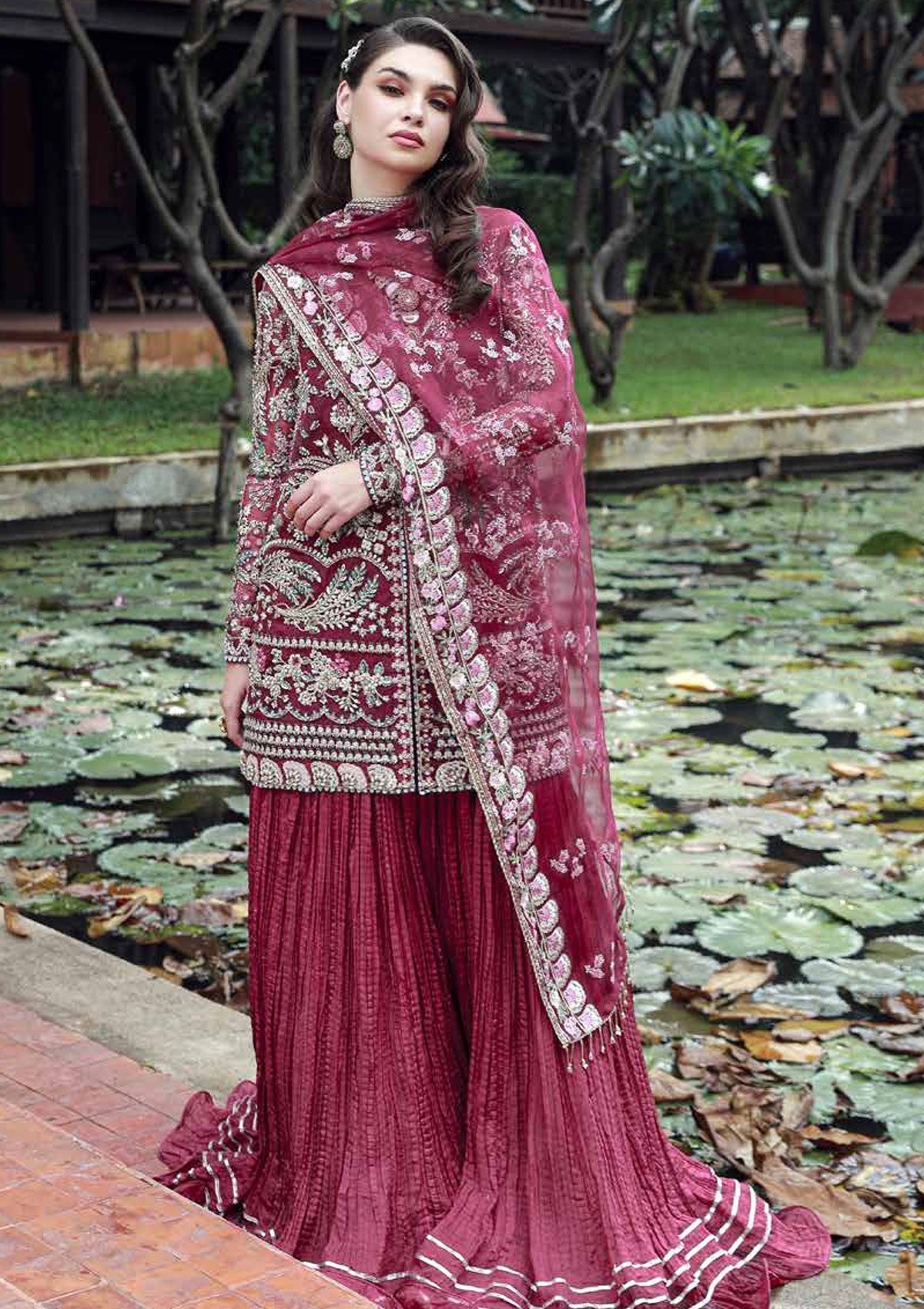 Ezra | Wedding Collection | EW24#02 - Venus - Designer Dress with Intricate embroidery and embellishments. Shop elegent wedding dress at Maria Faisal.