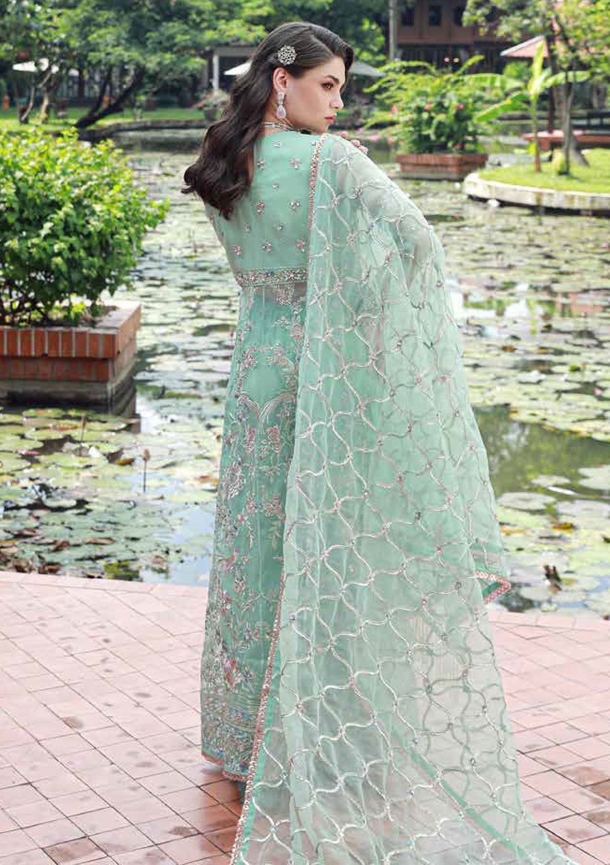 Ezra | Wedding Collection | EW24#01 - Lotus - Designer Dress with Intricate embroidery and embellishments. Shop elegent wedding dress at Maria Faisal.