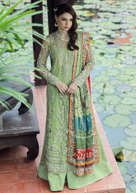 Ezra | Wedding Collection | EW24#04 - Gardenia - Designer Dress with Intricate embroidery and embellishments. Shop elegent wedding dress at Maria Faisal.