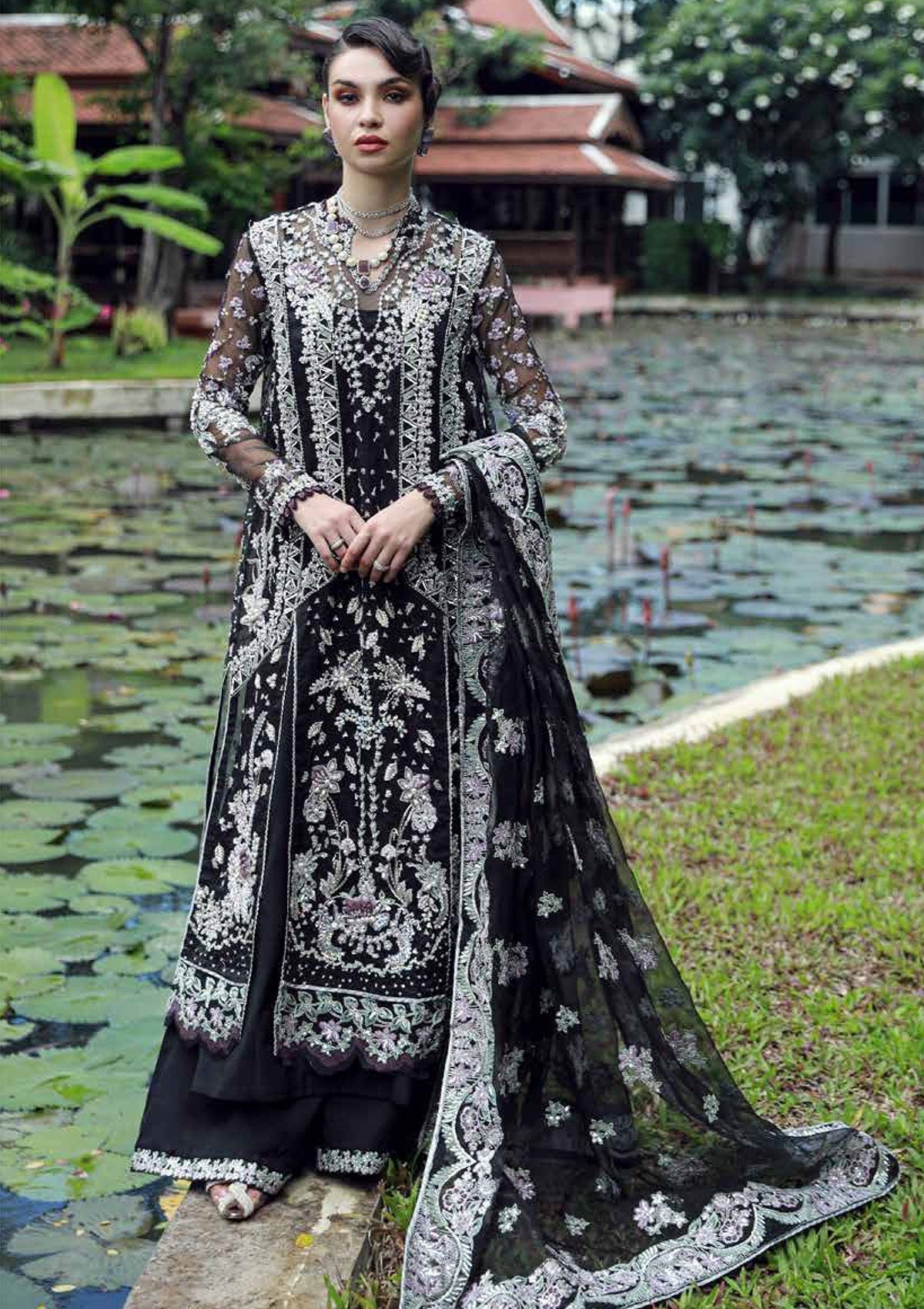 Ezra | Wedding Collection | EW24#05 - Noor - Designer Dress with Intricate embroidery and embellishments. Shop elegent wedding dress at Maria Faisal.