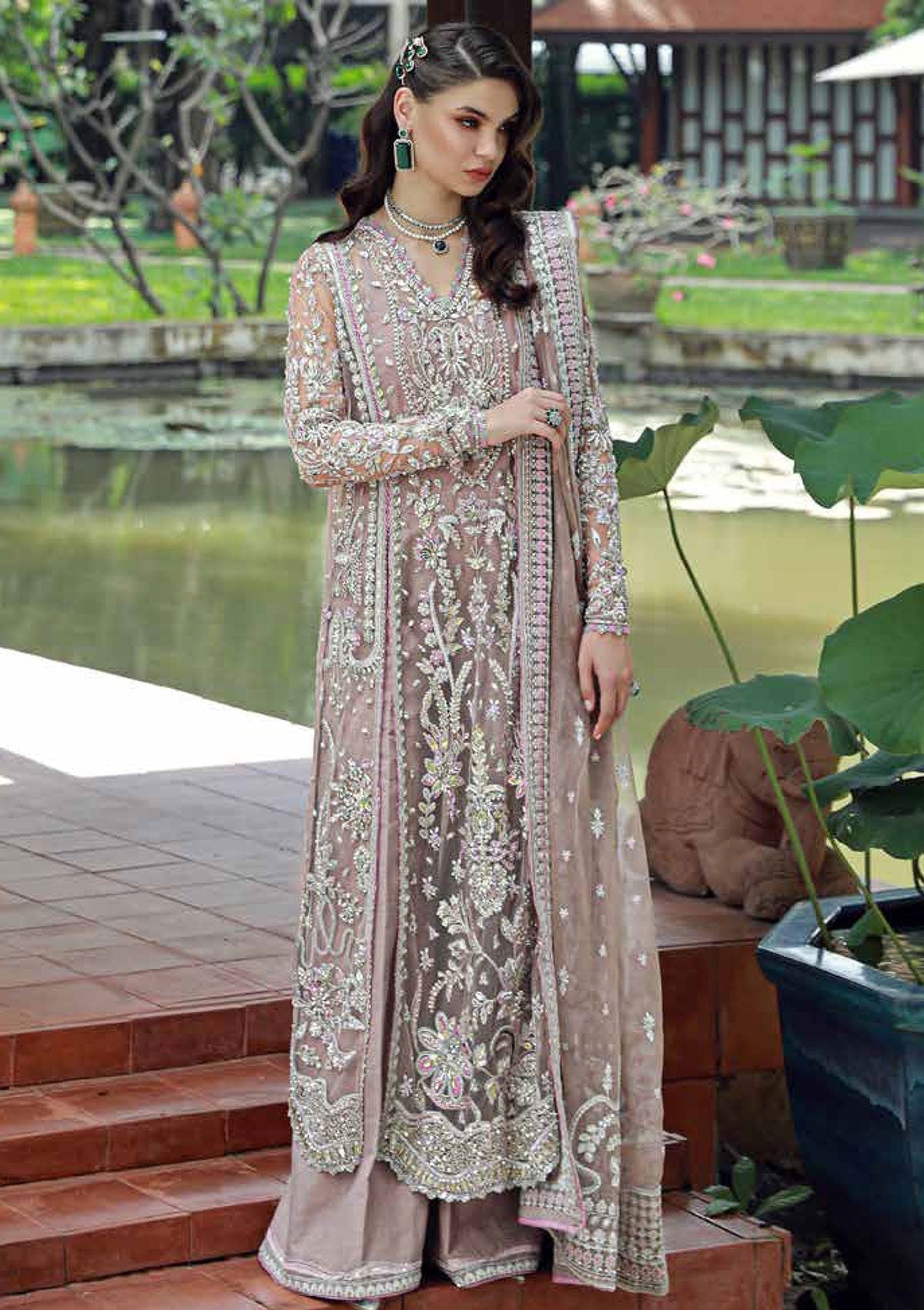 Ezra | Wedding Collection | EW24#03 - Jasmine - Designer Dress with Intricate embroidery and embellishments. Shop elegent wedding dress at Maria Faisal.