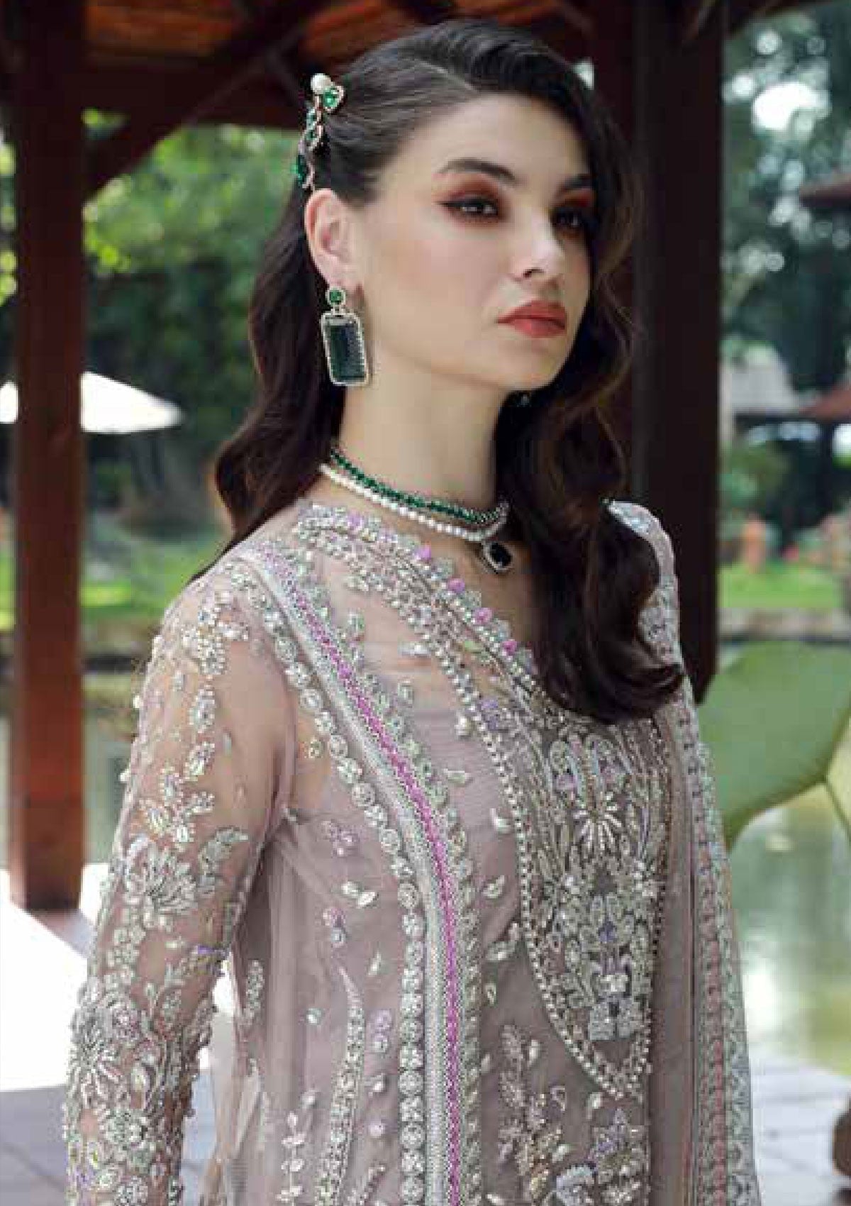 Ezra | Wedding Collection | EW24#03 - Jasmine - Designer Dress with Intricate embroidery and embellishments. Shop elegent wedding dress at Maria Faisal.
