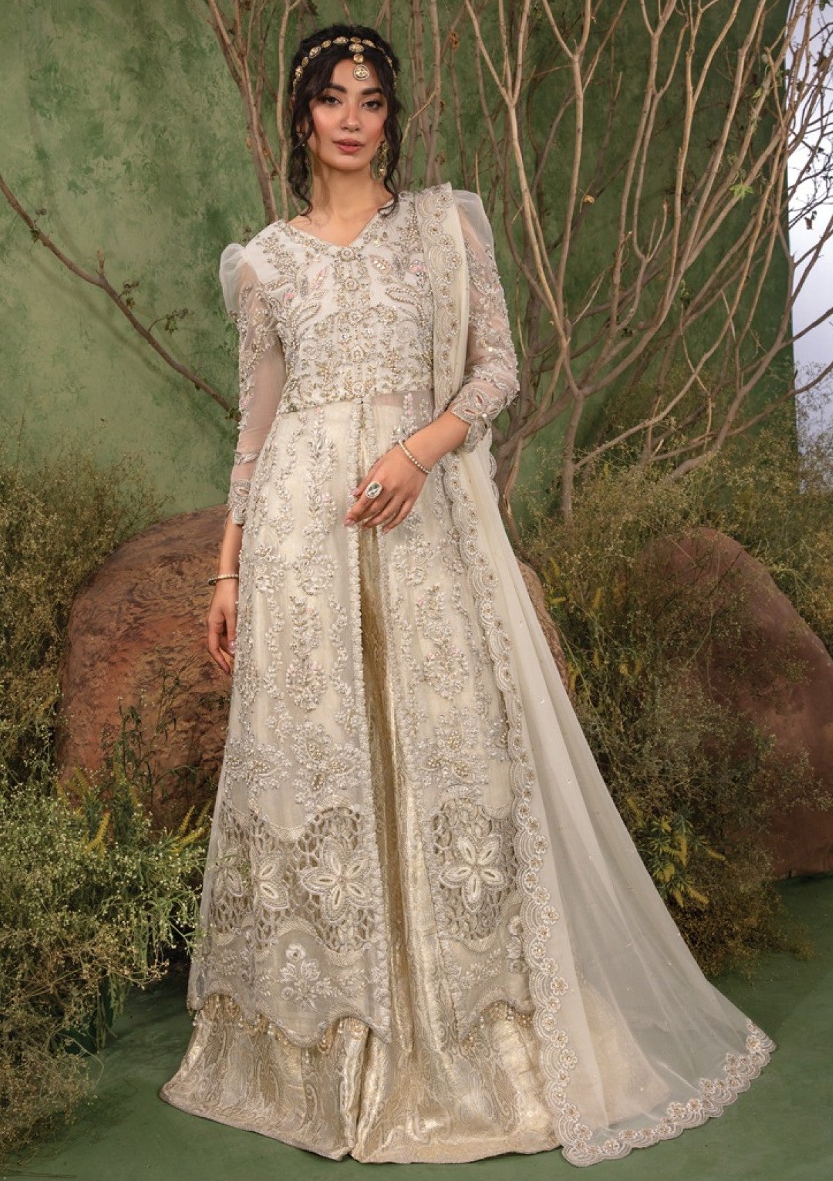Rangrasiya | Chatoyer Wedding Formals 24 | D#07 - Noor - Designer Dress with Intricate embroidery and embellishments. Shop elegent wedding dress at Maria Faisal.