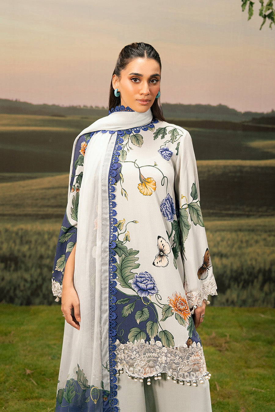 Maria B | Basics Winter 25 | MB-PFUS25-07B - Ladies Clothes - Maria Faisal