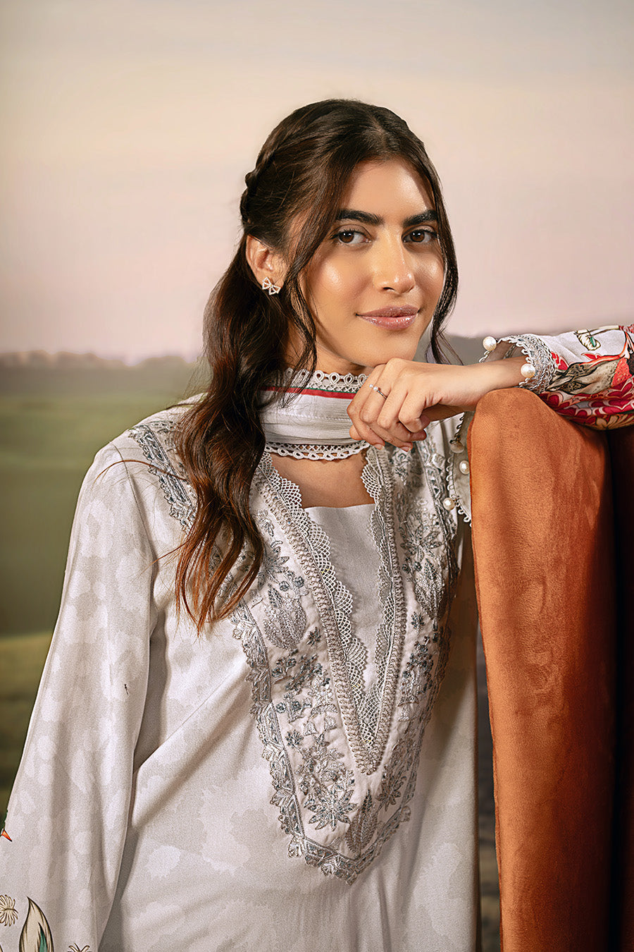Maria B | Basics Winter 25 | MB-PFUS25-05A - Ladies Clothes - Maria Faisal