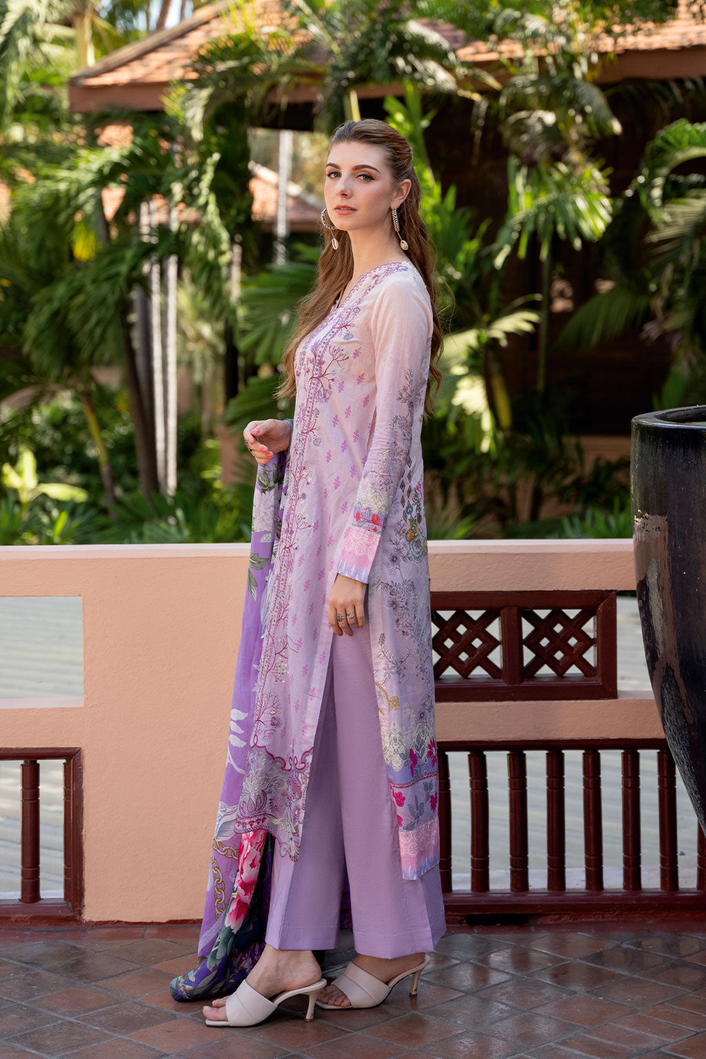 Ramsha | Ghazal Luxury Lawn | G-310 by Maria Faisal - Registered Vendor of : Ramsha - type : Ladies Clothes - 100% original wedding dresses