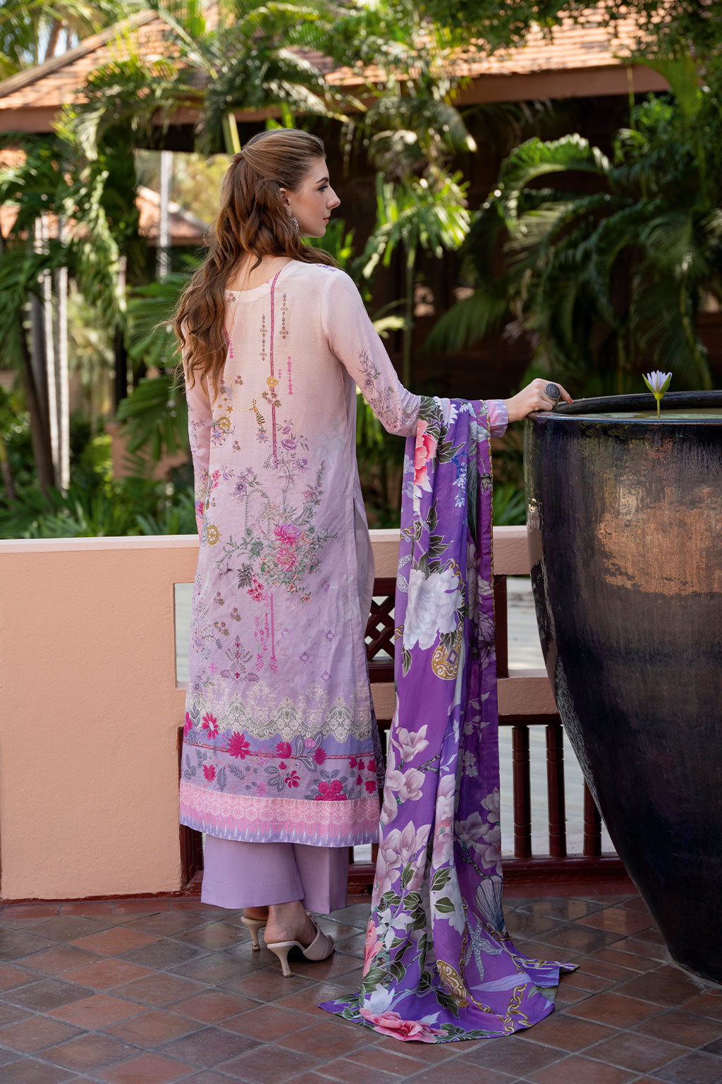 Ramsha | Ghazal Luxury Lawn | G-310 by Maria Faisal - Registered Vendor of : Ramsha - type : Ladies Clothes - 100% original wedding dresses