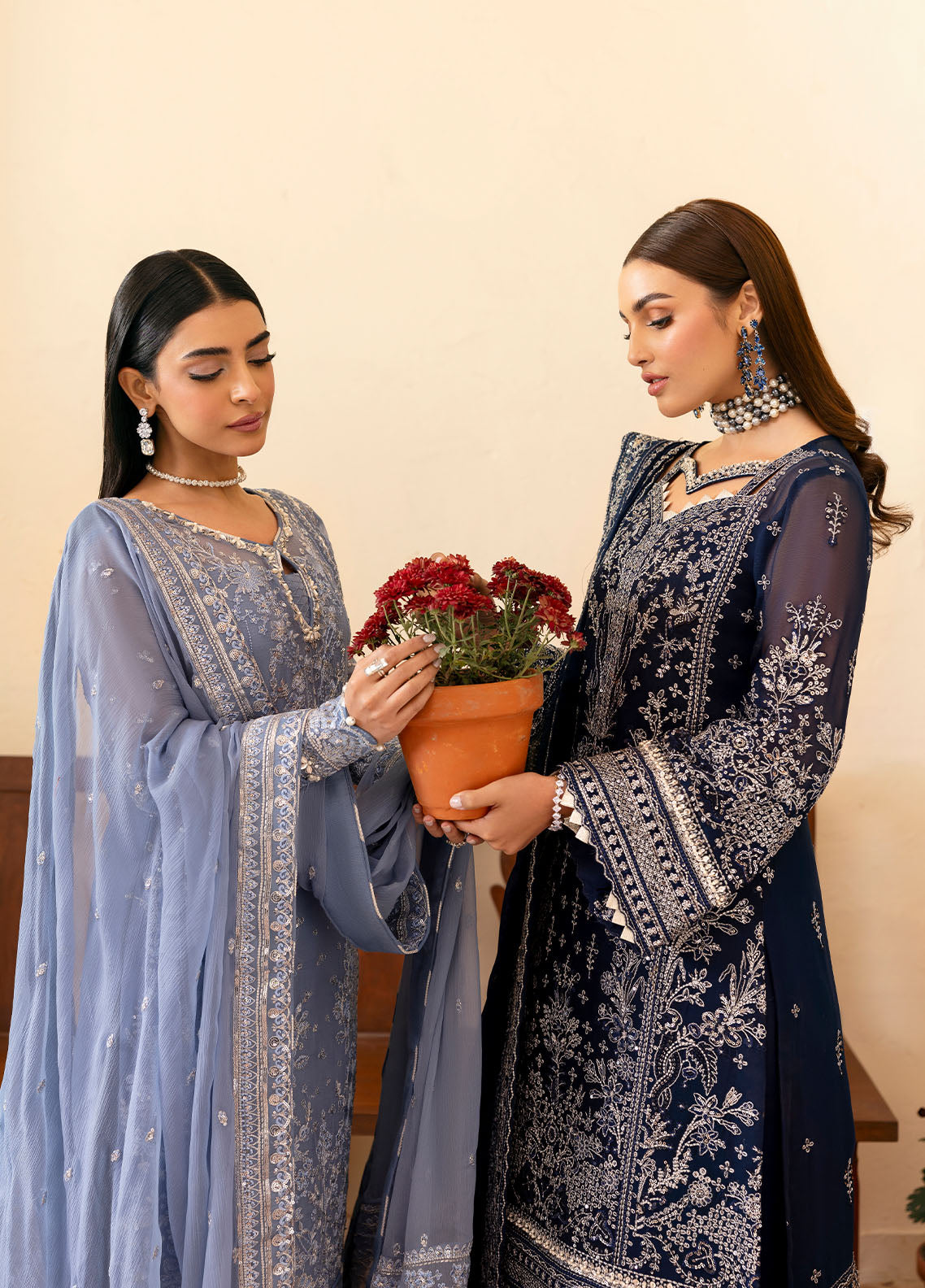 Gulaal | Reverie Embroidered Chiffon | MEHER - Ladies Clothes 