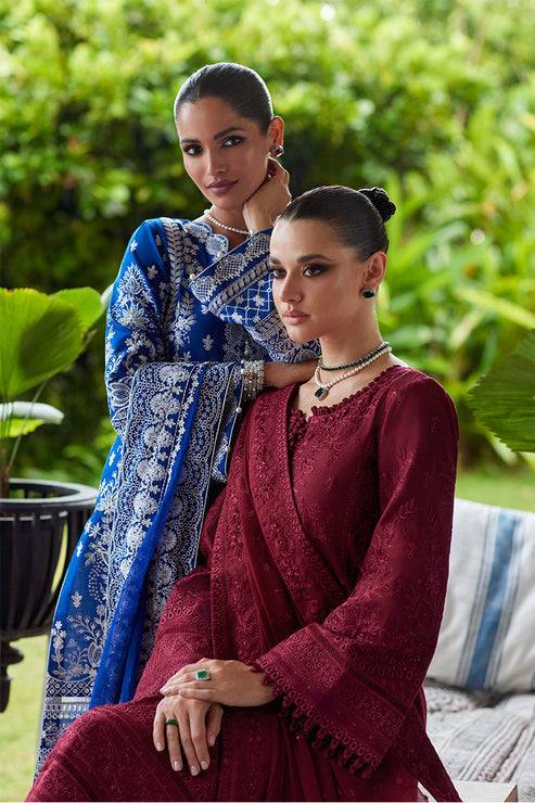 Gulaal | Luxury Lawn 25 | Nigella by Maria Faisal - Registered Vendor of : Gulaal - type : Ladies Clothes - 100% original wedding dresses