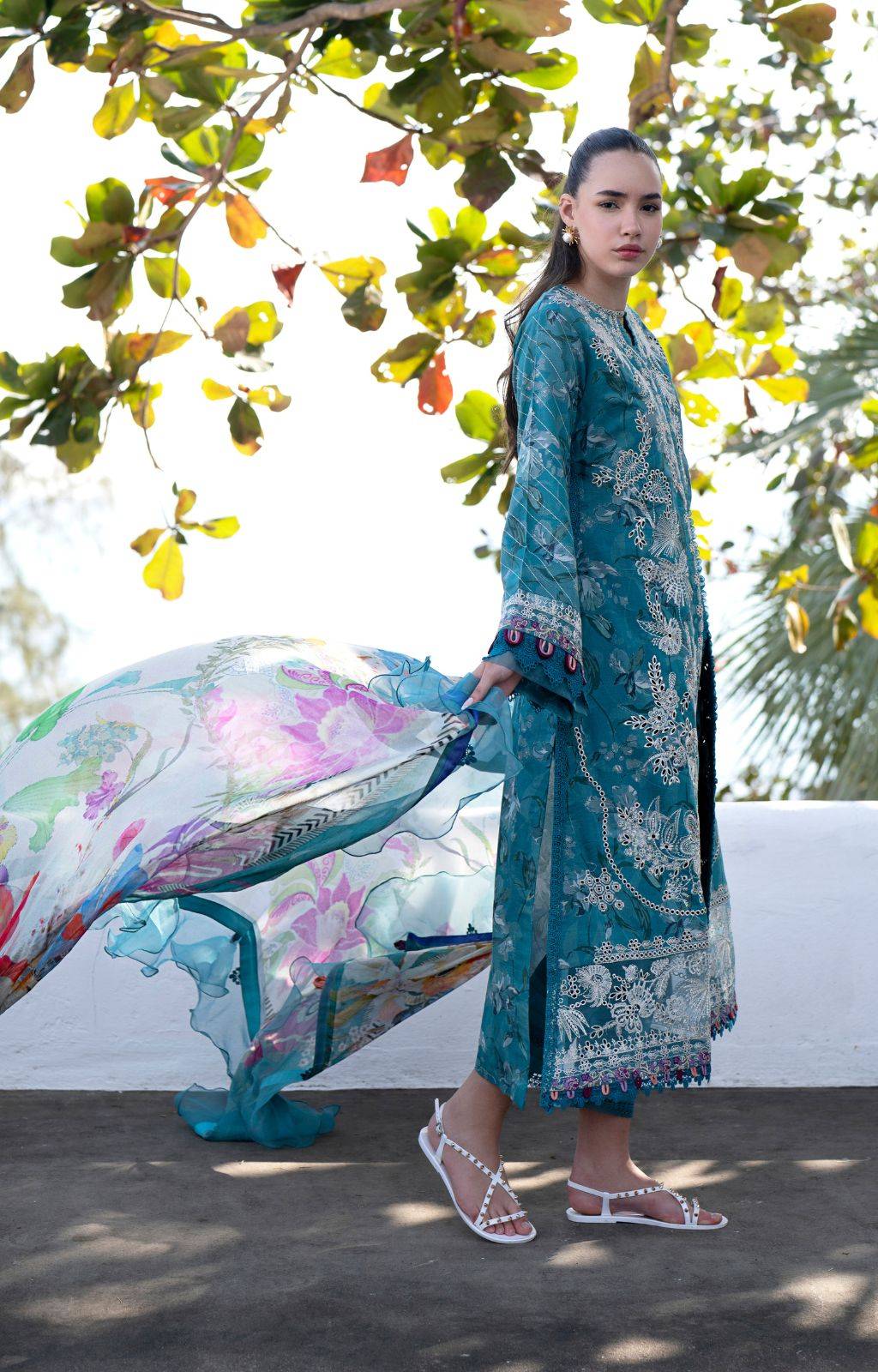 AJR Couture | Printakari Lawn 25 | Glory by Maria Faisal - Registered Vendor of : AJR Couture - type : Ladies Clothes - 100% original wedding dresses