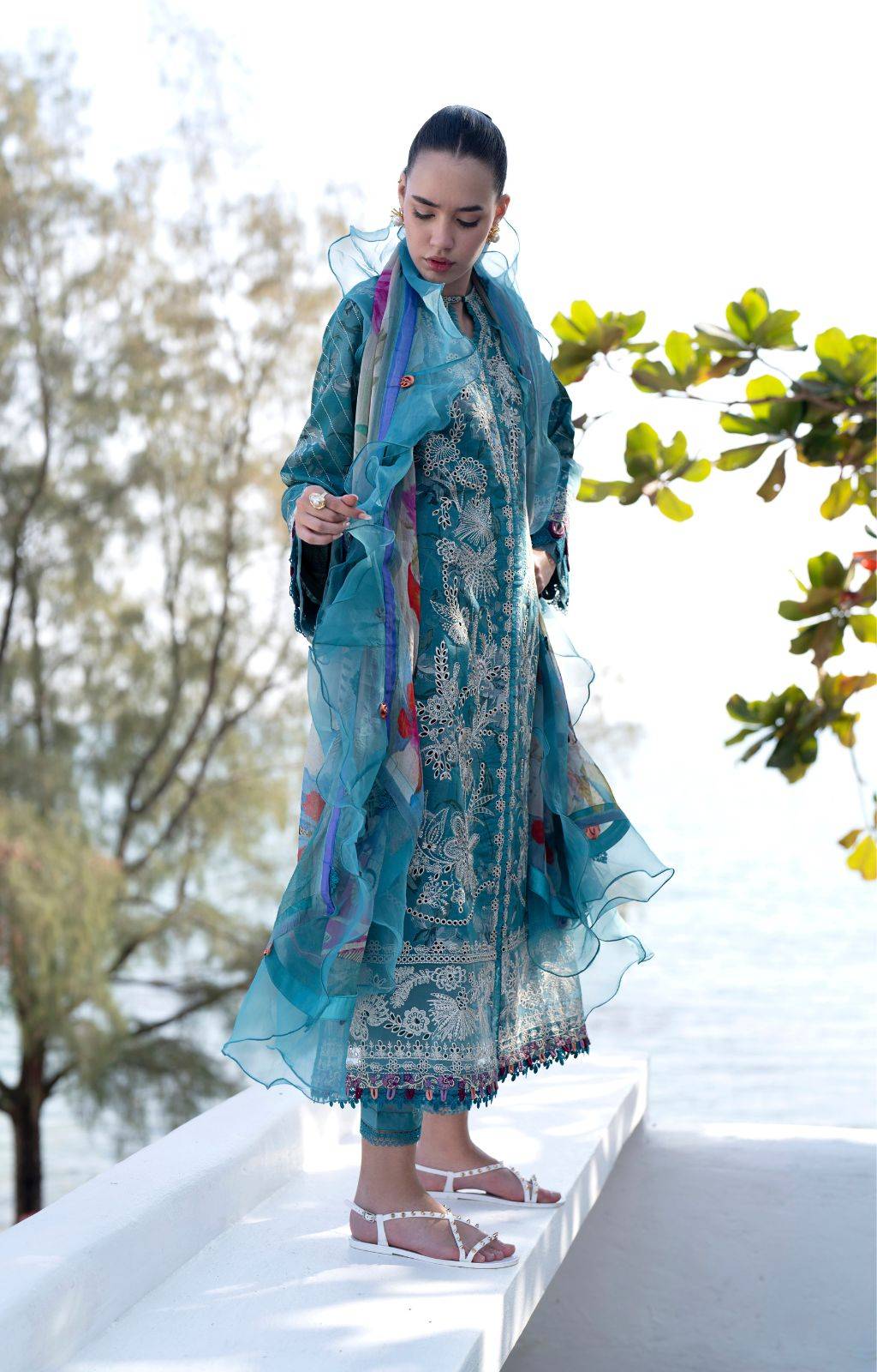 AJR Couture | Printakari Lawn 25 | Glory by Maria Faisal - Registered Vendor of : AJR Couture - type : Ladies Clothes - 100% original wedding dresses