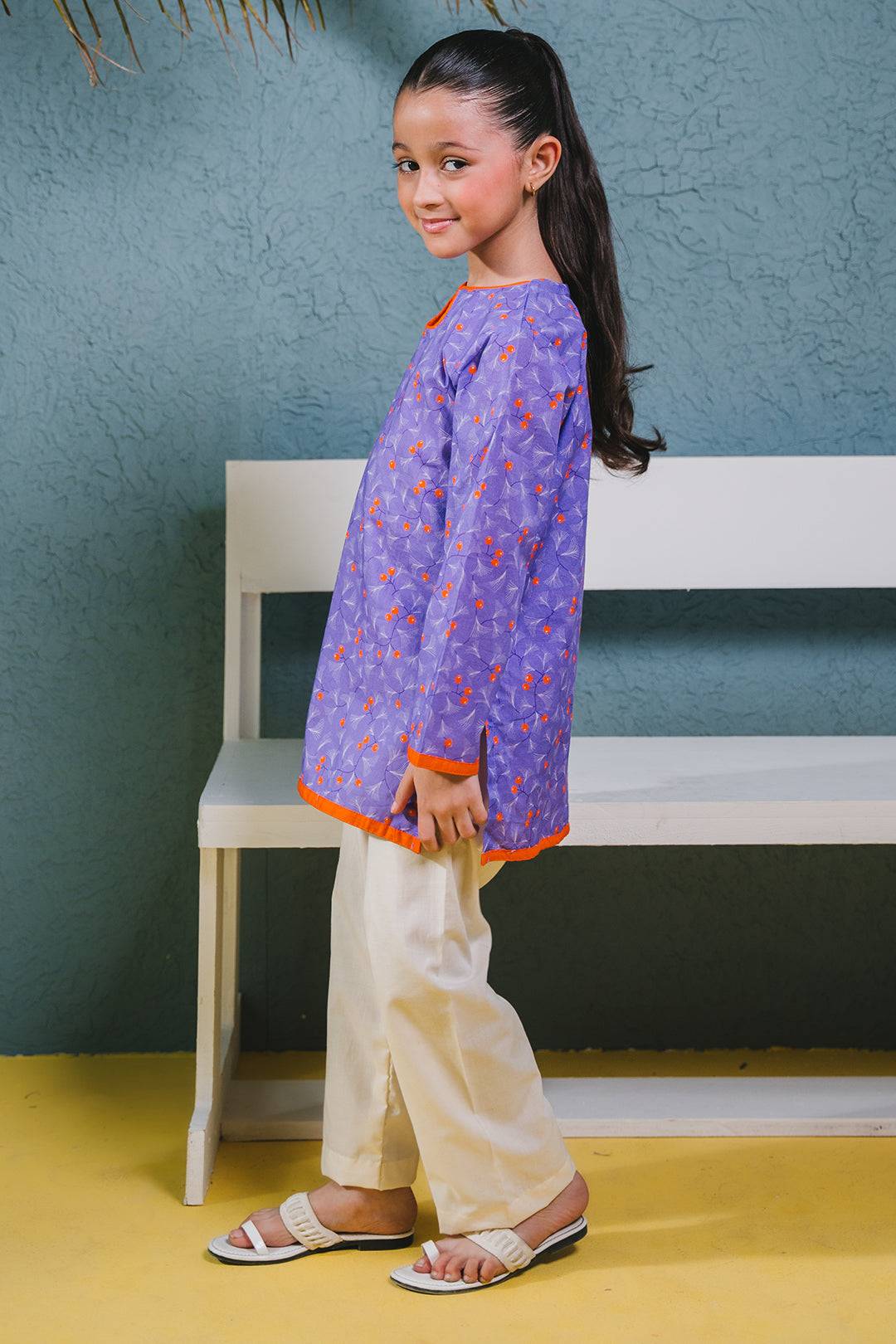 Zellbury Girls | 1 Piece Cambric | Kurta - 1652 by Maria Faisal - Registered Vendor of : Zellbury Girls - type : Kids Clothes - 100% original wedding dresses
