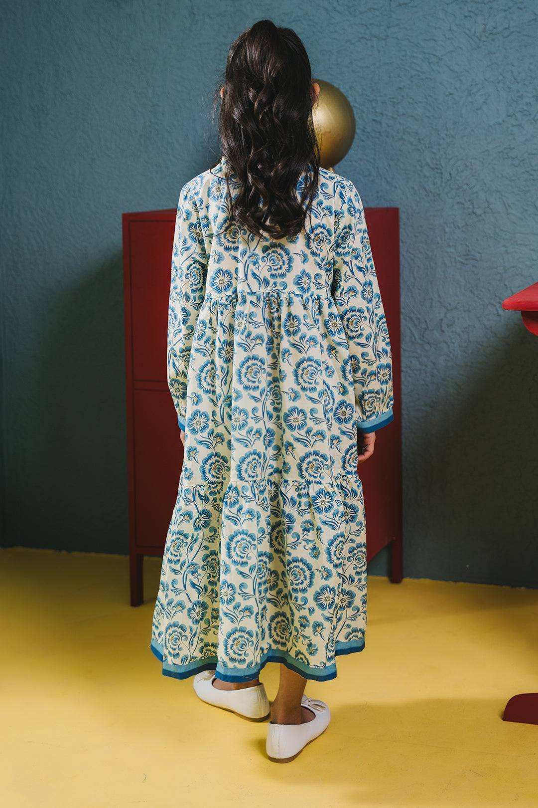 Zellbury Girls | 1 Piece Cambric | Kurta - 1687 by Maria Faisal - Registered Vendor of : Zellbury Girls - type : Kids Clothes - 100% original wedding dresses