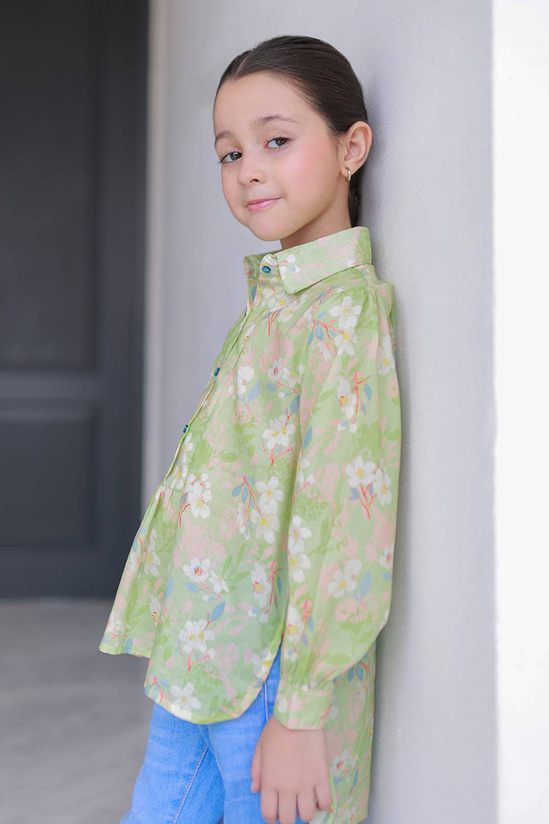 Zellbury Girls | 1 Piece Lawn | Kurta - 1310 by Maria Faisal - Registered Vendor of : Zellbury Girls - type : Kids Clothes - 100% original wedding dresses
