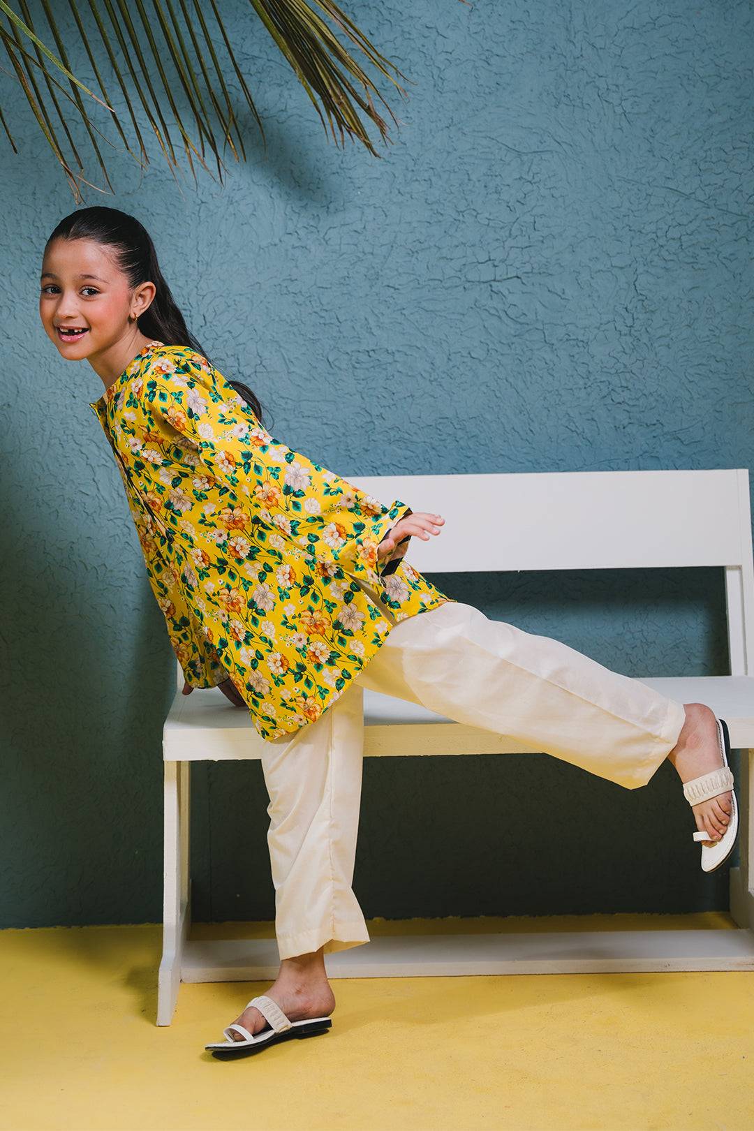 Zellbury Girls | 1 Piece Lawn | Kurta - 1384 by Maria Faisal - Registered Vendor of : Zellbury Girls - type : Kids Clothes - 100% original wedding dresses