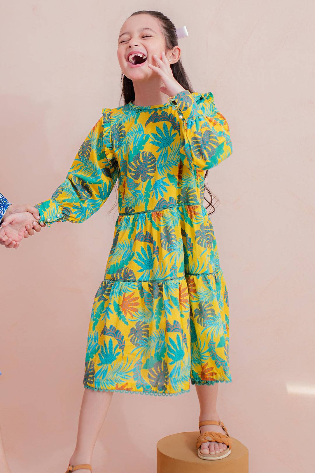 Zellbury Girls | 1 Piece Lawn | Kurta - 1450 by Maria Faisal - Registered Vendor of : Zellbury Girls - type : Kids Clothes - 100% original wedding dresses
