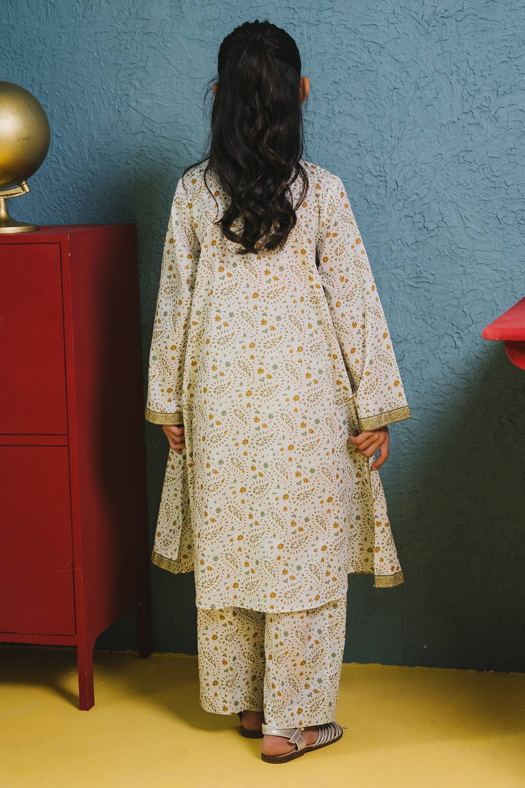 Zellbury Girls | 2 Piece Lawn | Kurta Trouser - 2415 by Maria Faisal - Registered Vendor of : Zellbury Girls - type : Kids Clothes - 100% original wedding dresses