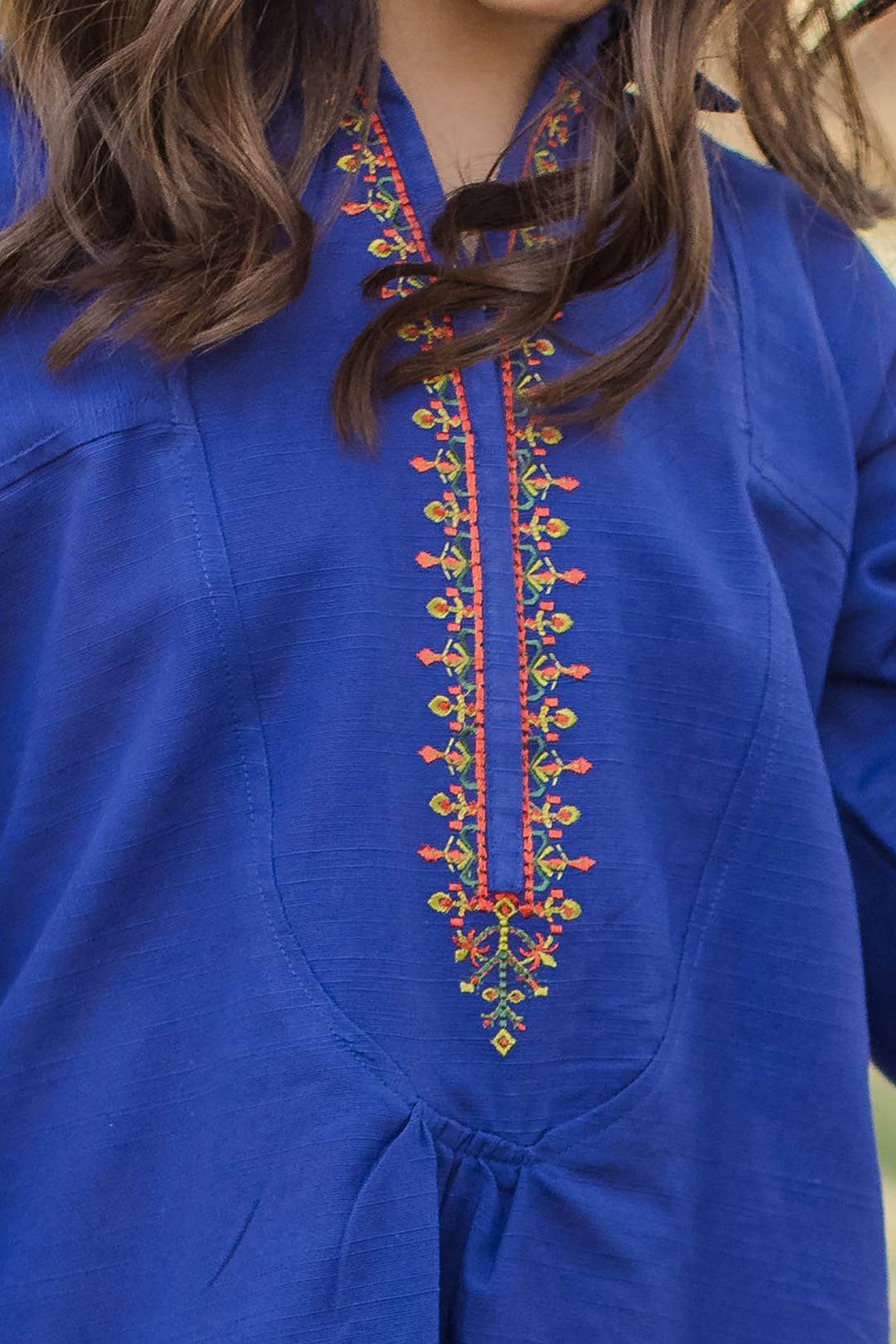 Zellbury Girls | 1 Piece Khaddar | Kurta - 1201 by Maria Faisal - Registered Vendor of : Zellbury Girls - type : Kids Clothes - 100% original wedding dresses