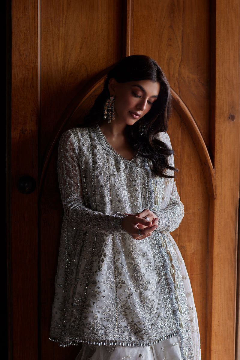 Afrozeh | Dastangoi Wedding Formals | Afsun - Wedding Dress - available at Maria Faisal in UK and USA.