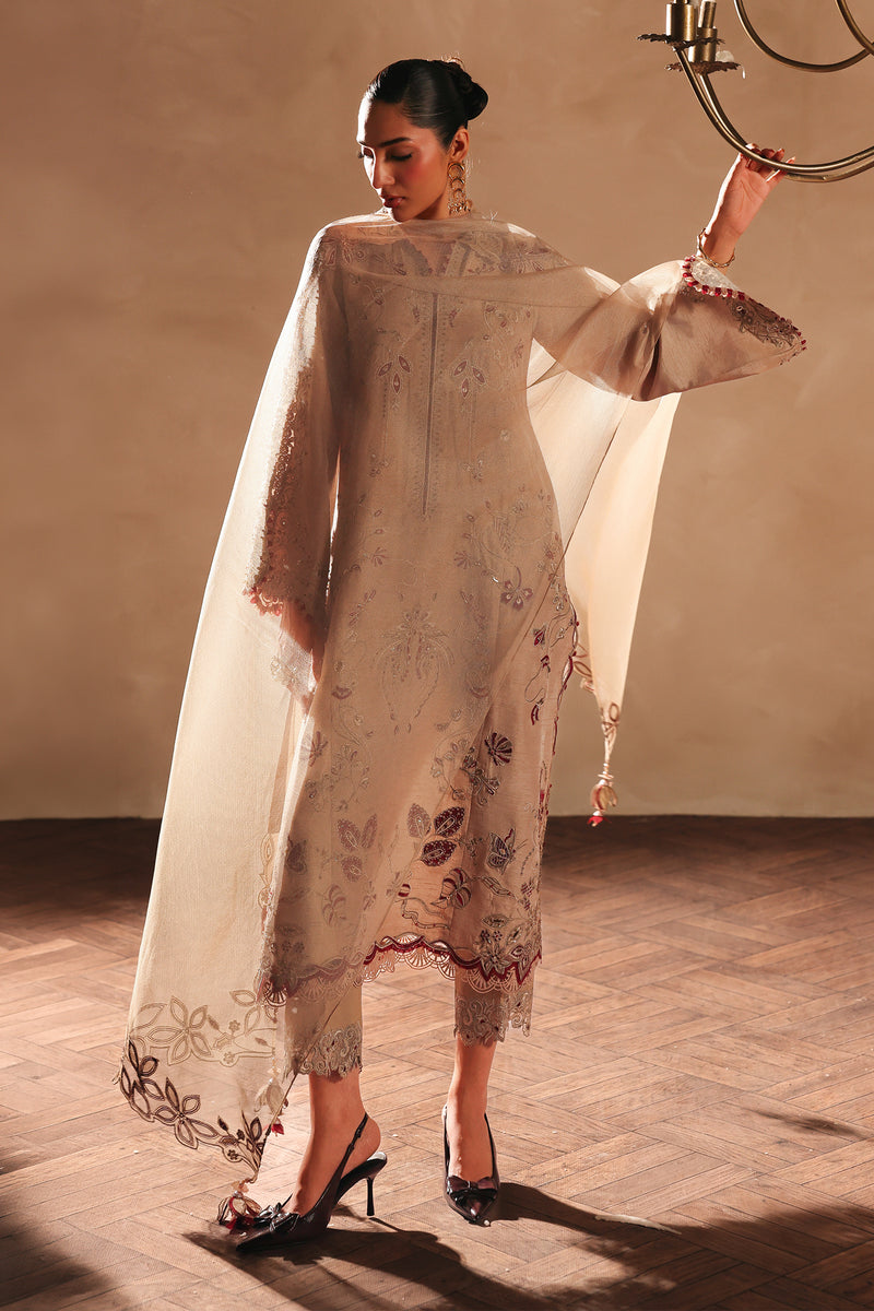 Qalamkar | Luxury Pret 26 | QLP-01 - Veena - Luxury Dress - available at Maria Faisal in UK and USA.