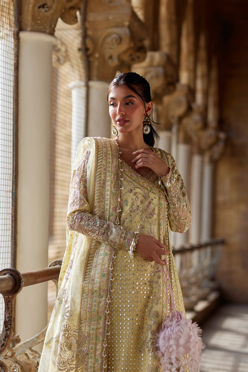 Afrozeh | Dastangoi Wedding Formals | Afsaan - Wedding Dress - available at Maria Faisal in UK and USA.