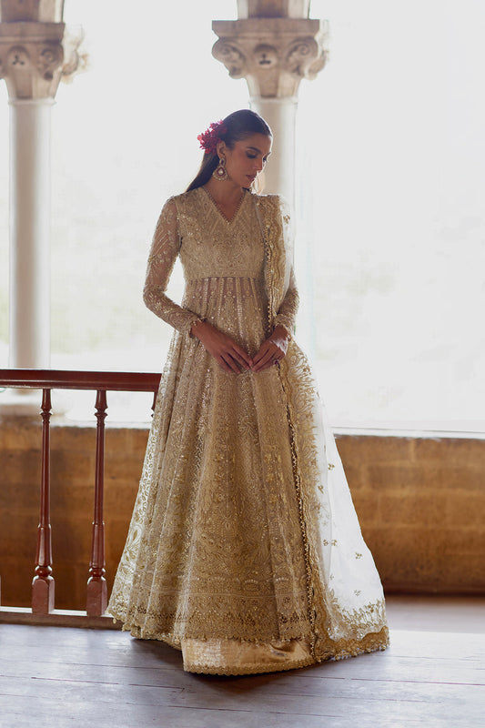 Afrozeh | Dastangoi Wedding Formals | Hikayat - Wedding Dress - available at Maria Faisal in UK and USA.