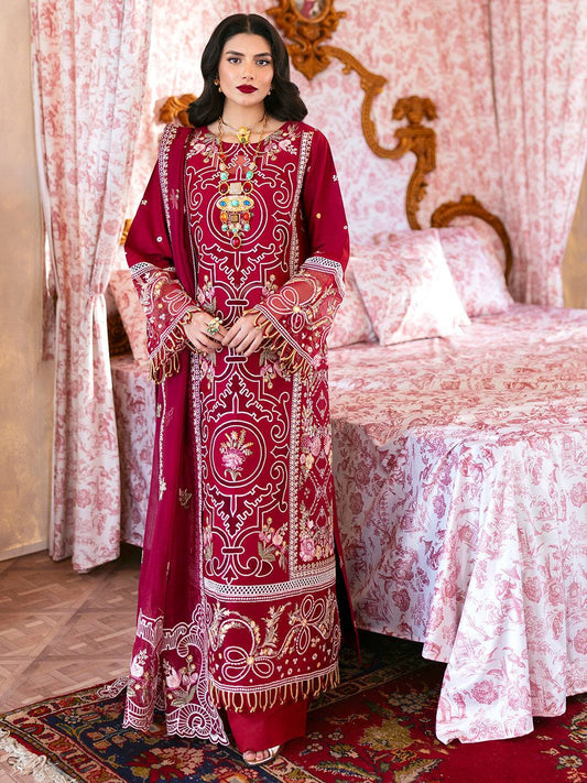 Mahnur | Sophie Luxury Lawn 25 | Ginny by Maria Faisal - Registered Vendor of : Mahnur - type : Ladies Clothes - 100% original wedding dresses