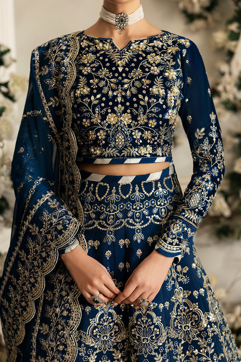 Gulaal | Celeste Velvet 24 | Haze - Wedding Dress - Maria Faisal