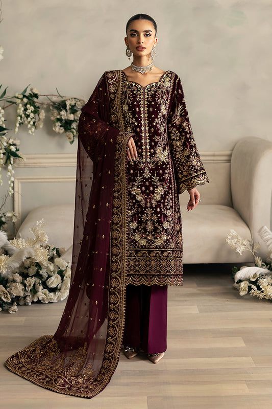Gulaal | Celeste Velvet 24 | Ember - Ladies Clothes - Maria Faisal