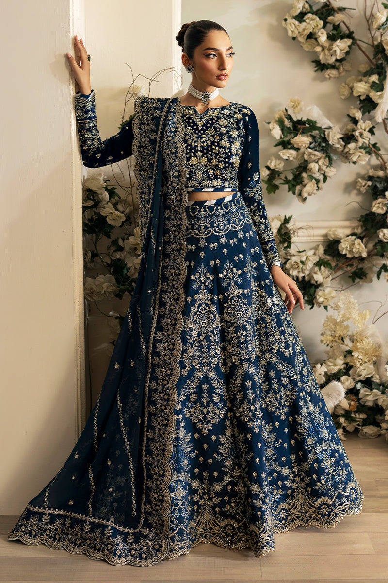 Gulaal | Celeste Velvet 24 | Haze - Wedding Dress - Maria Faisal