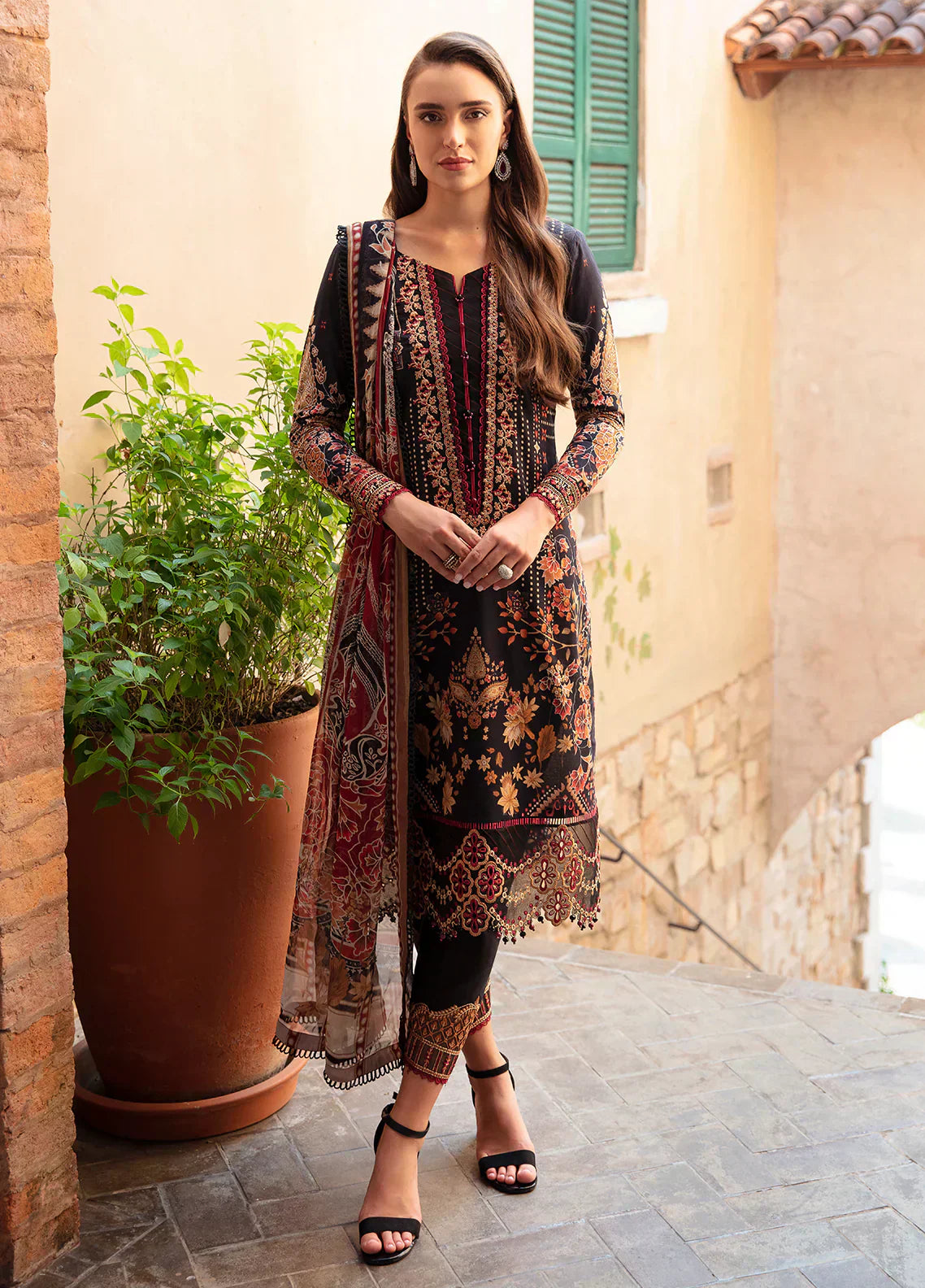 Gulaal | Springtime Ballet | LEYLA (GL-L-24V1-10) - Ladies Clothes - Maria Faisal