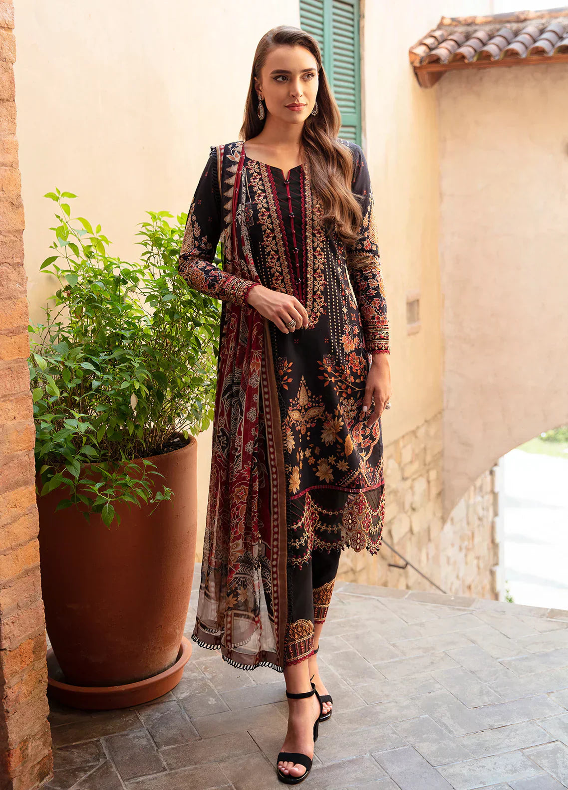 Gulaal | Springtime Ballet | LEYLA (GL-L-24V1-10) - Ladies Clothes - Maria Faisal