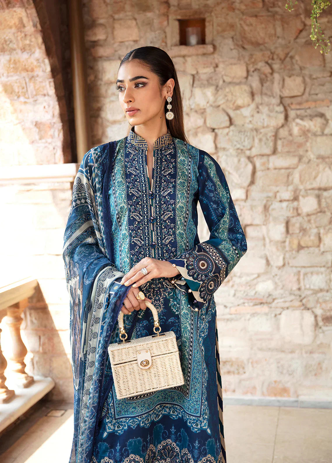 Gulaal | Springtime Ballet | AZUR (GL-L-24V1-08) - Ladies Clothes - Maria Faisal