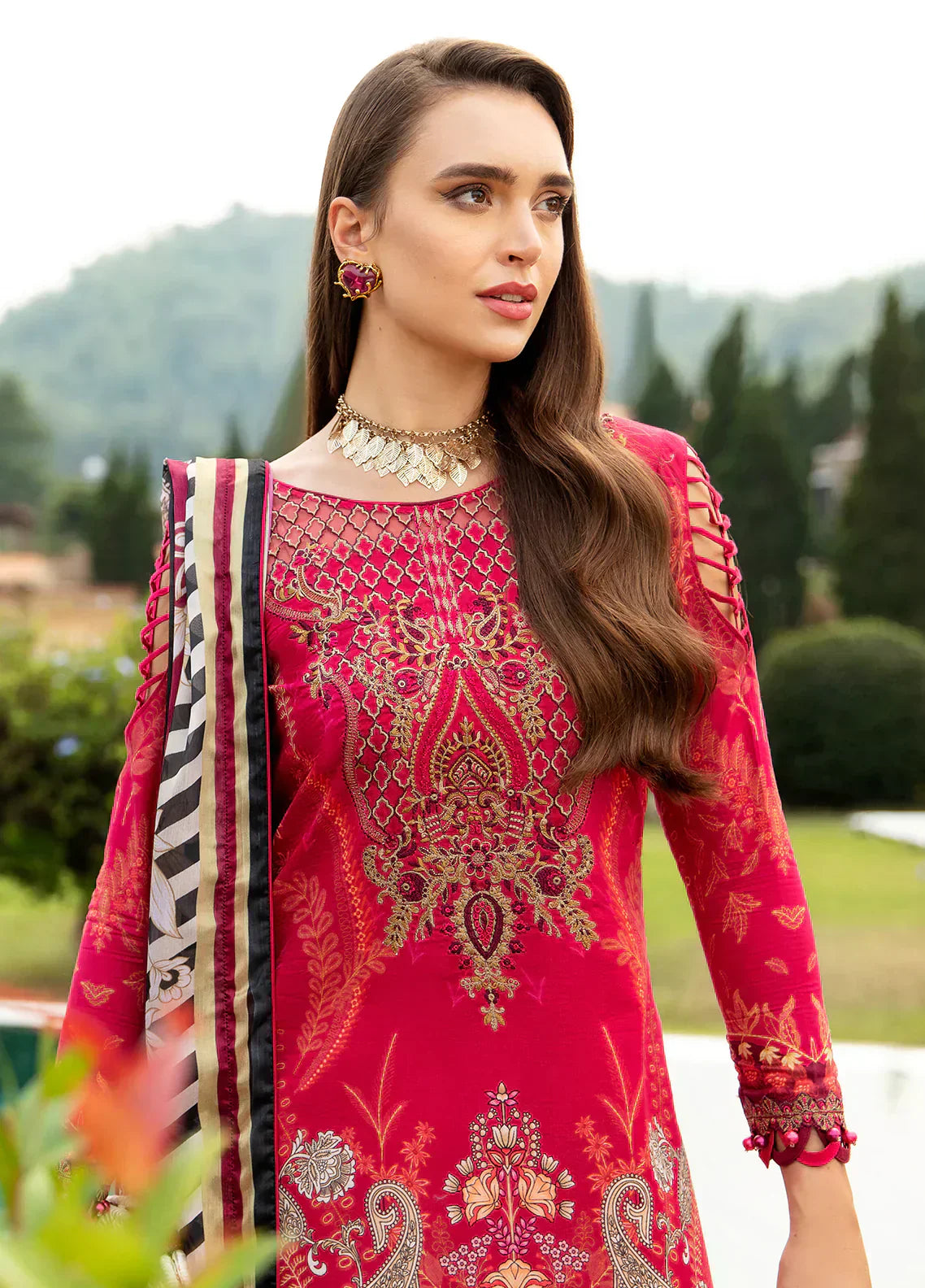 Gulaal | Springtime Ballet | CHERIE (GL-L-24V1-04) - Ladies Clothes - Maria Faisal