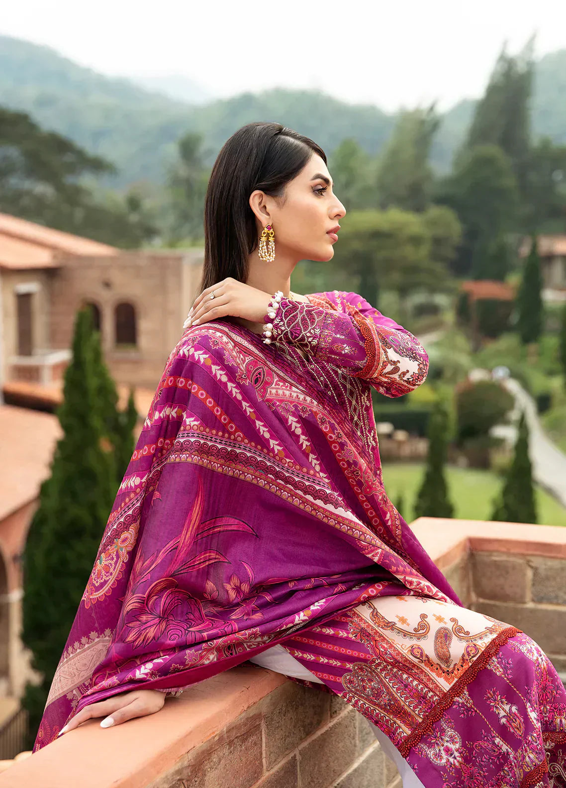 Gulaal | Springtime Ballet | ALAARA (GL-L-24V1-11) - Ladies Clothes - Maria Faisal