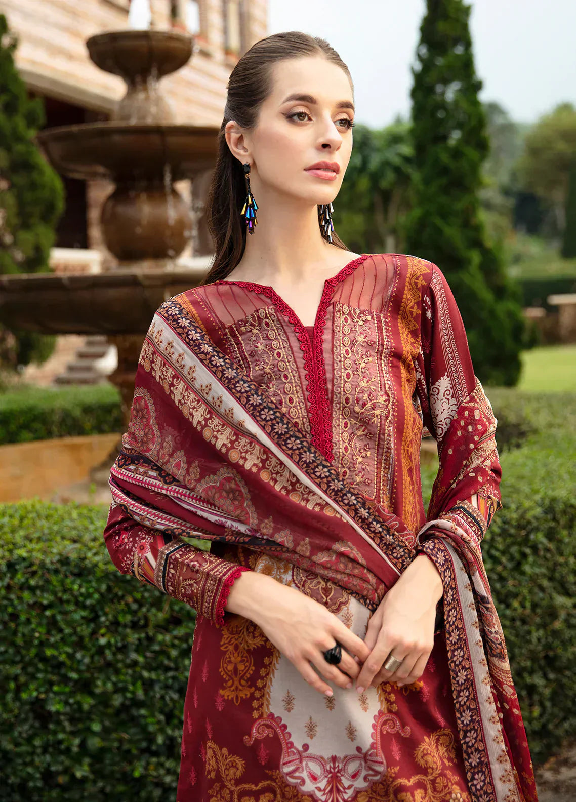 Gulaal | Springtime Ballet | AMARYLLIS (GL-L-24V1-09) - Ladies Clothes - Maria Faisal