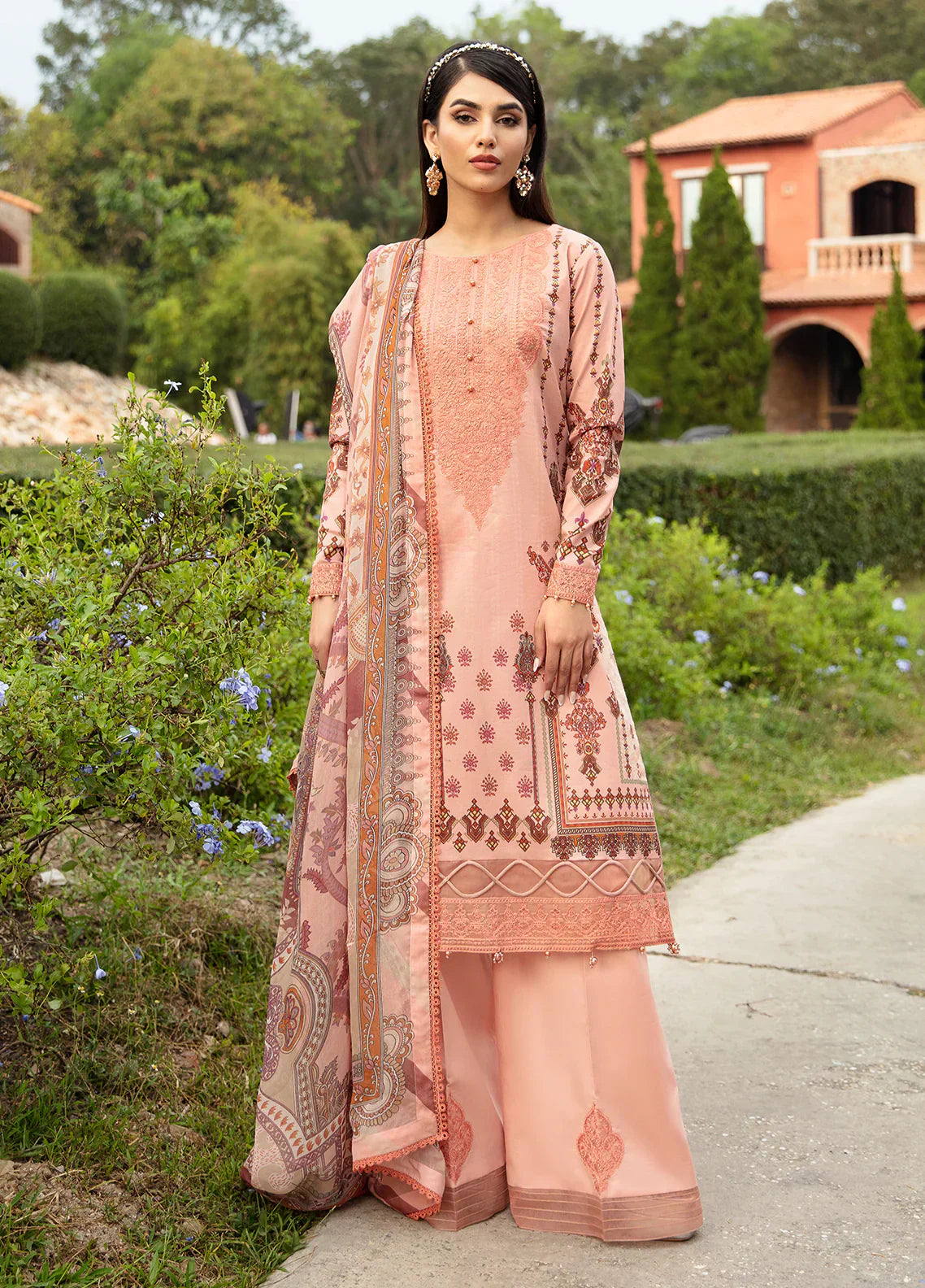 Gulaal | Springtime Ballet | HESTIA (GL-L-24V1-12) - Ladies Clothes - Maria Faisal